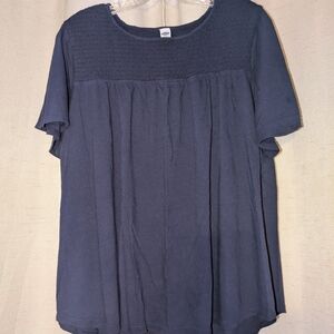 Old Navy Navy Blue Women's Blouse